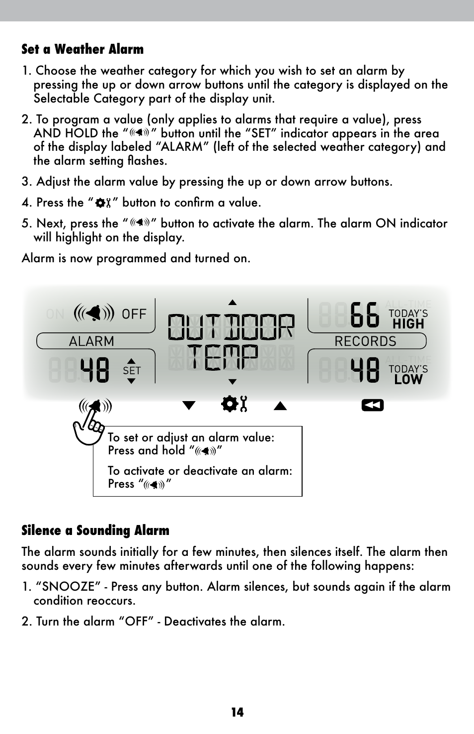 AcuRite 01602BPDI Weather Station User Manual | Page 14 / 22