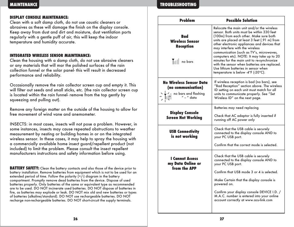 AcuRite 01035 Weather Station User Manual | Page 15 / 17