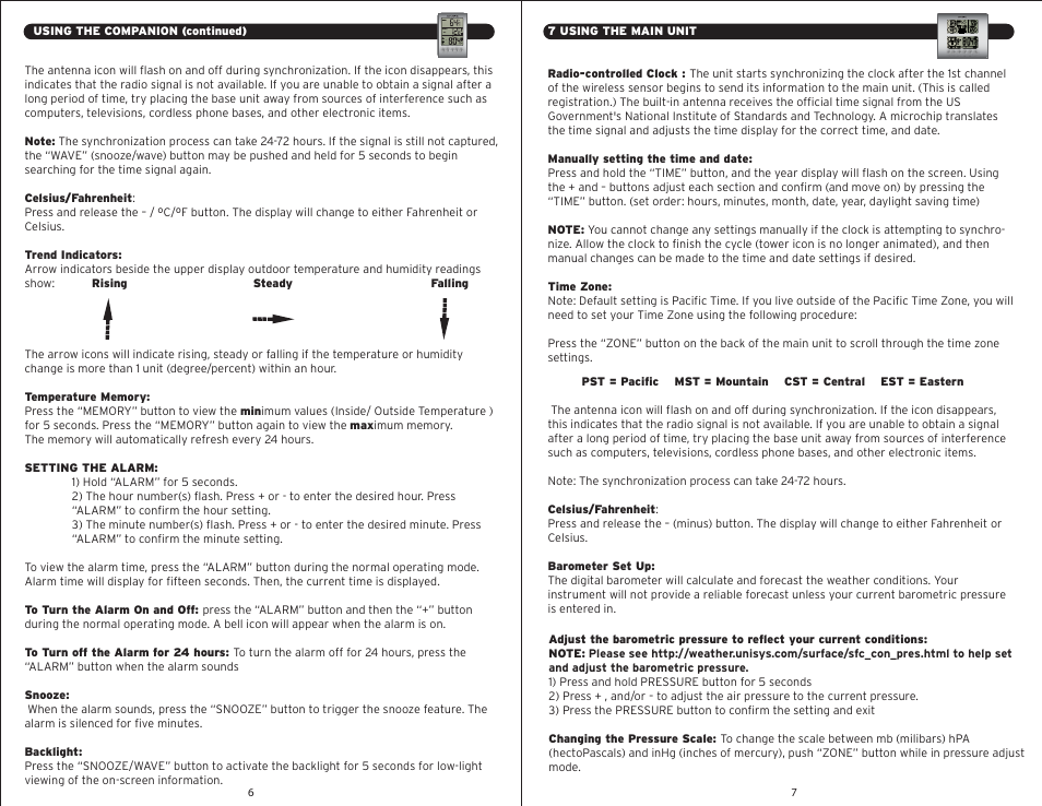 00605 - pg4.pdf | AcuRite 00605 Weather Station User Manual | Page 4 / 6