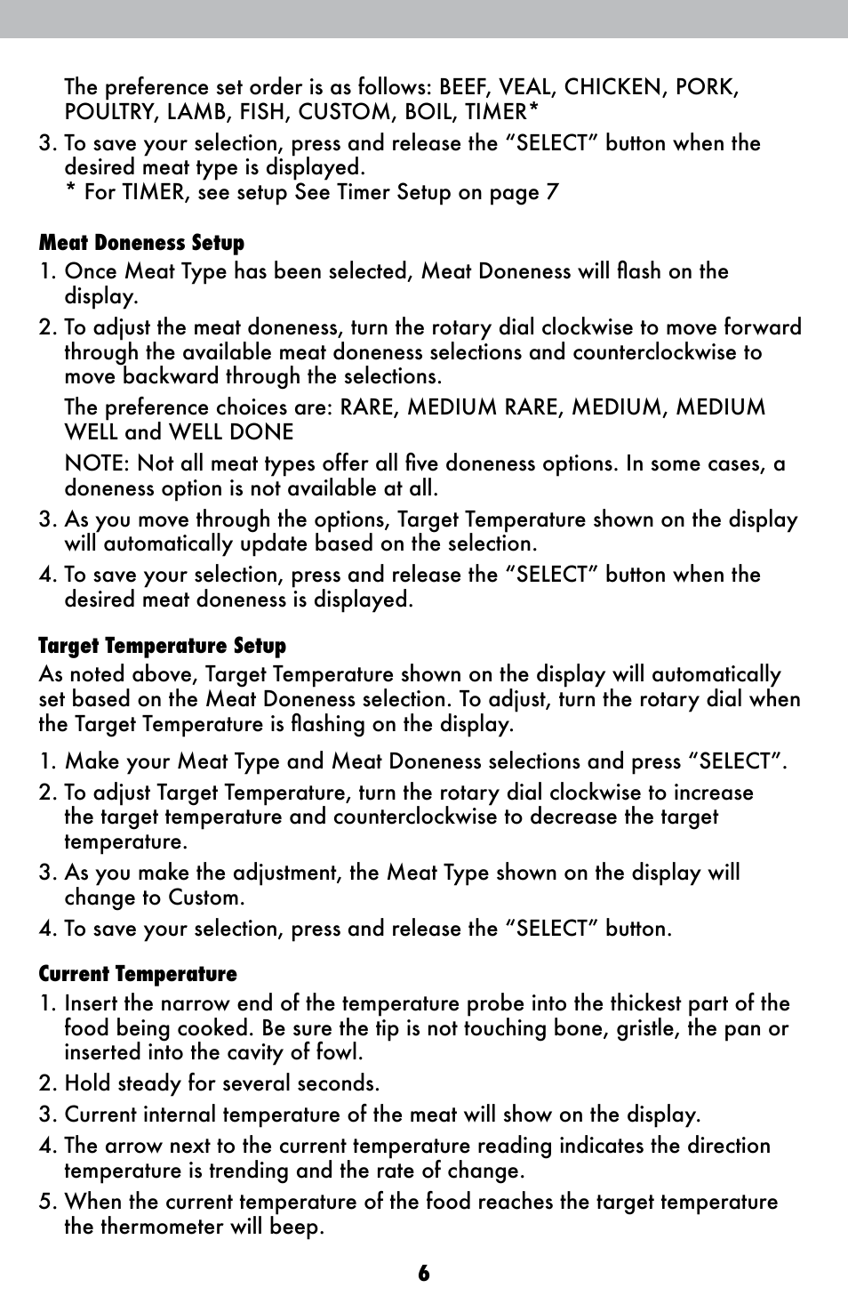 AcuRite 00282 Thermometer User Manual | Page 6 / 12