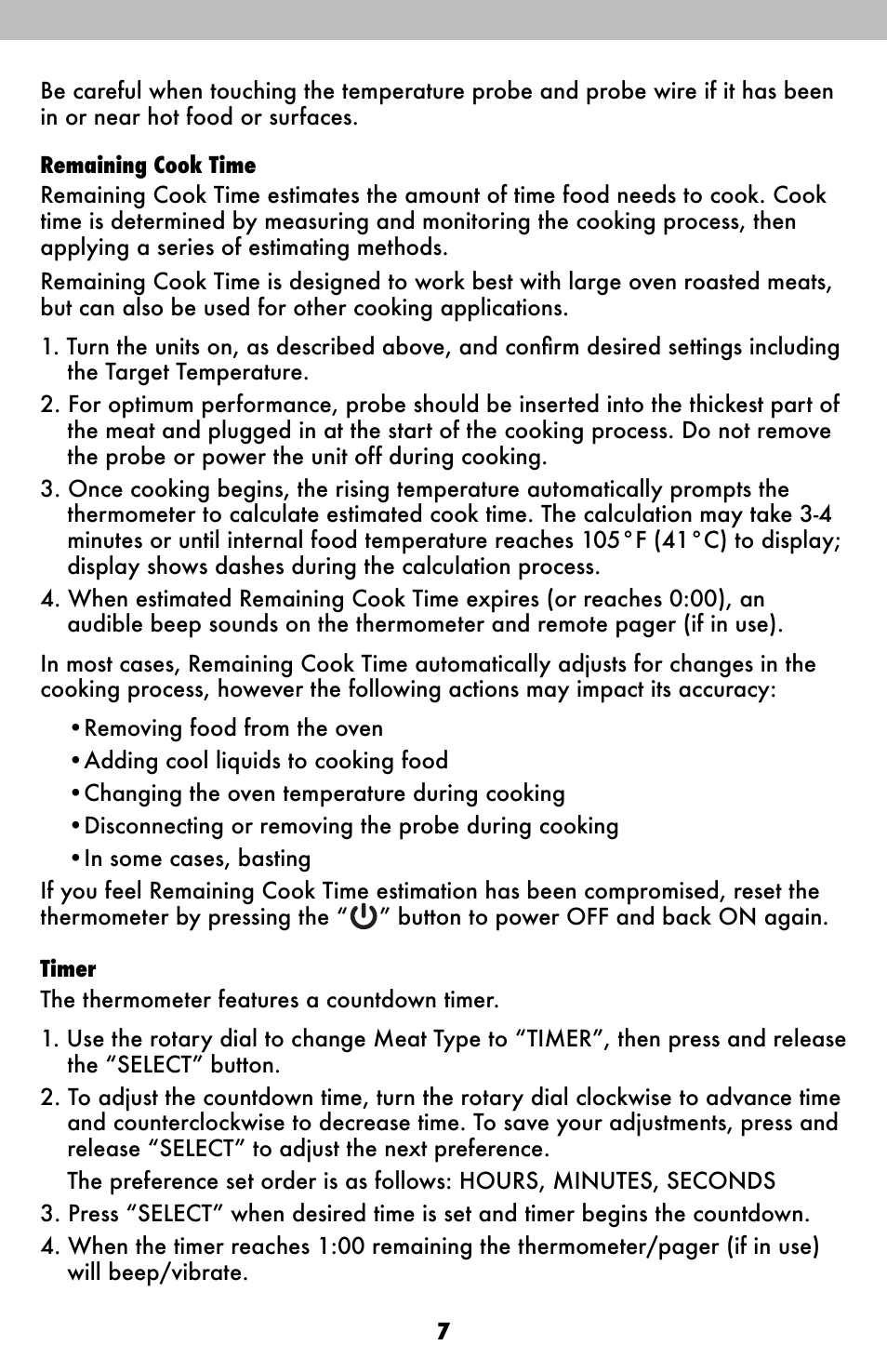 AcuRite 00282 Thermometer User Manual | Page 7 / 12