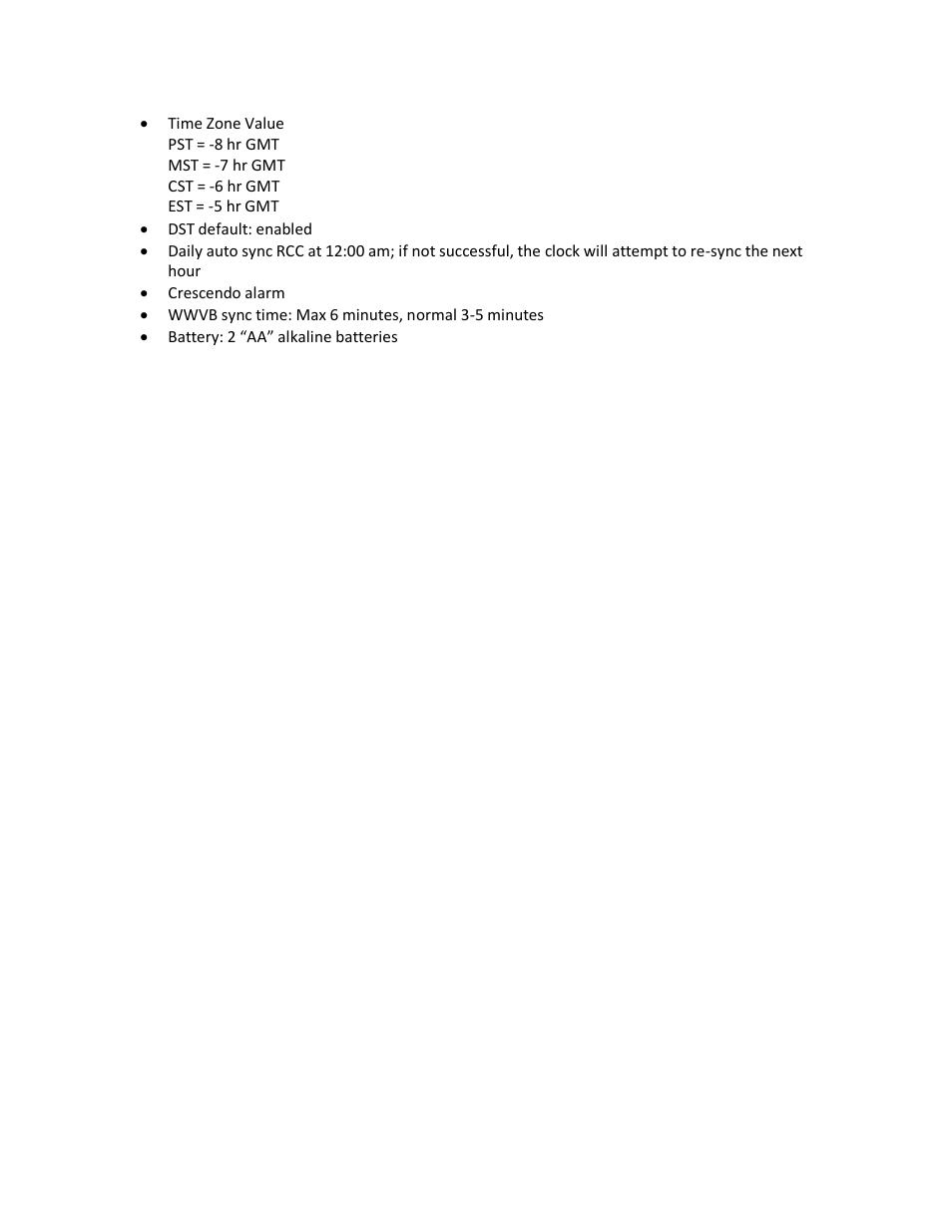 AcuRite 00562 Clock User Manual | Page 3 / 3