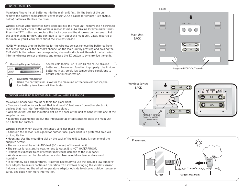 AcuRite 00973 Weather Station User Manual | Page 2 / 5