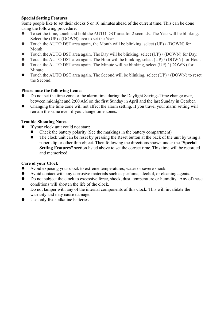 AcuRite 13007 Alarm Clock User Manual | Page 3 / 12