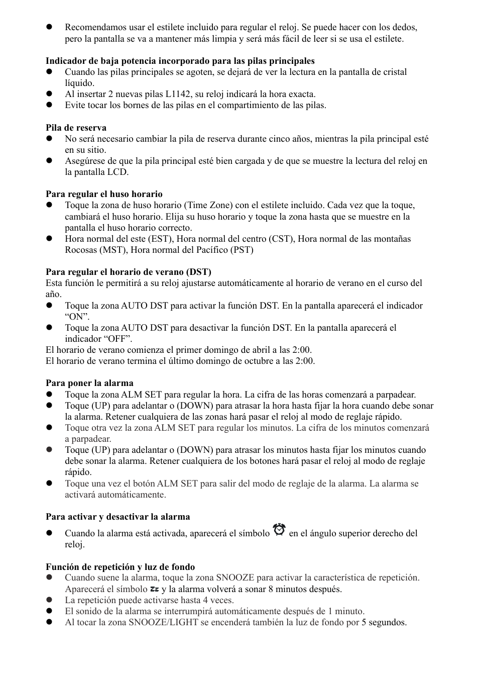 AcuRite 13007 Alarm Clock User Manual | Page 6 / 12