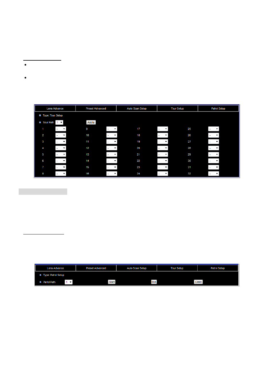 Chapter 3-6-3 ptz schedule settings | Acumen AiP-Y14D User Manual | Page 23 / 31
