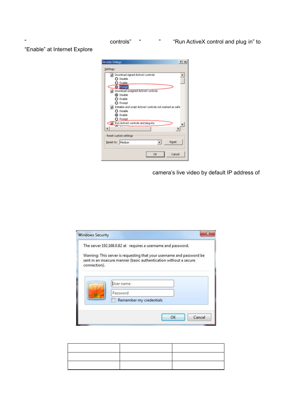 Chapter 2-4 login | Acumen AiP-Y14D User Manual | Page 7 / 31