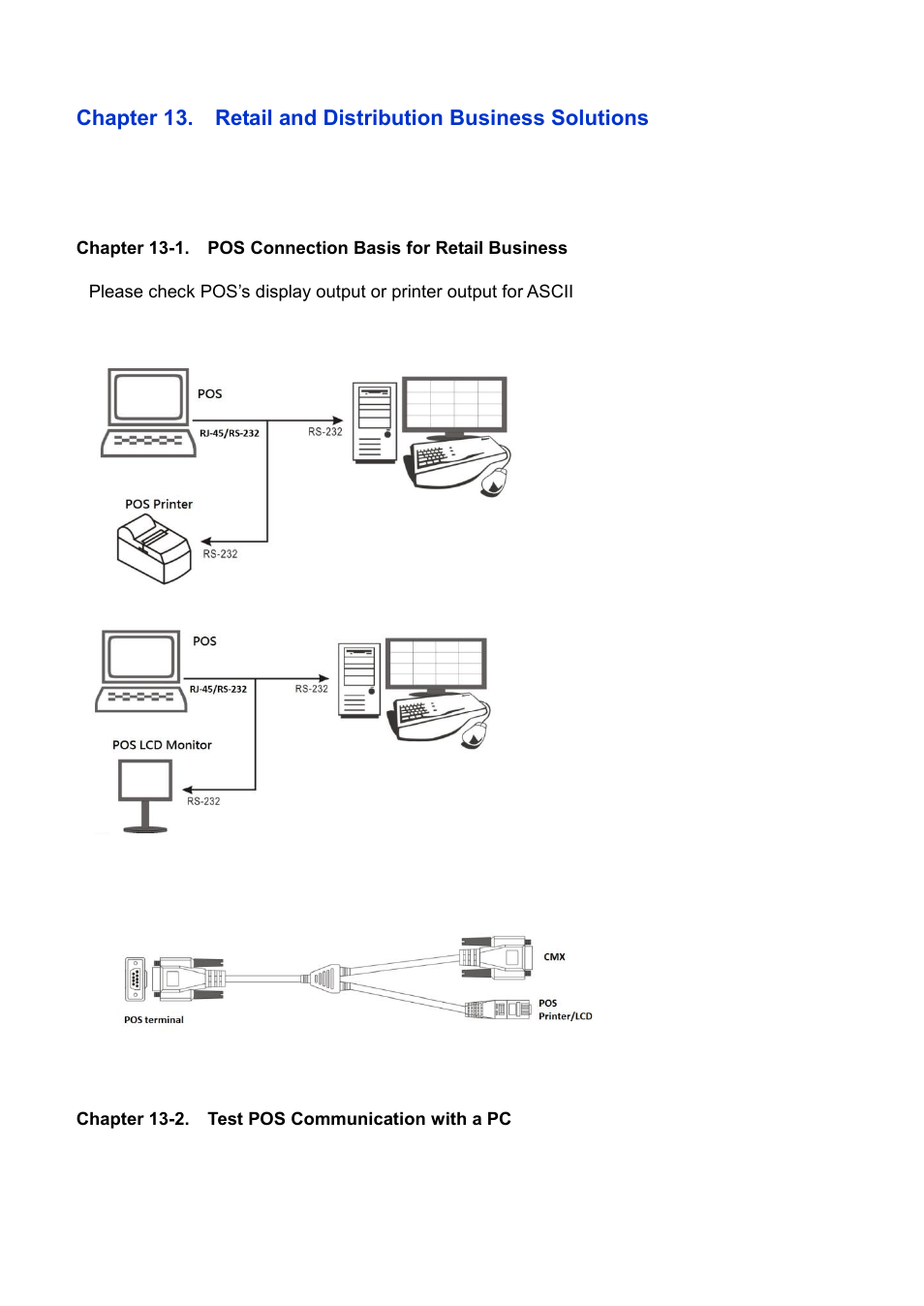 Chapter 13-2. test pos communication with a pc | Acumen AiM 108CH User Manual | Page 48 / 58