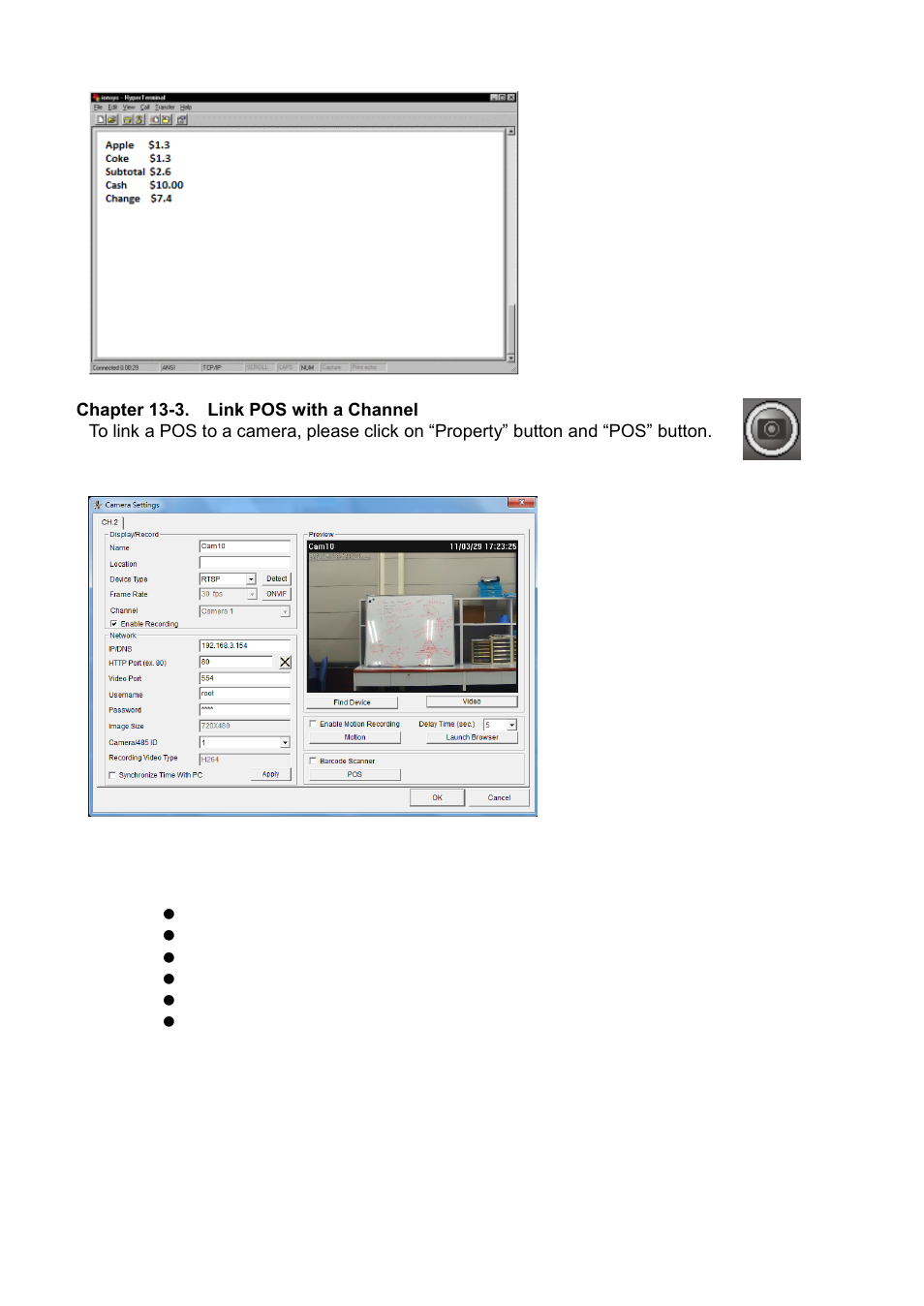 Chapter 13-3. link pos with a channel | Acumen AiM 108CH User Manual | Page 49 / 58