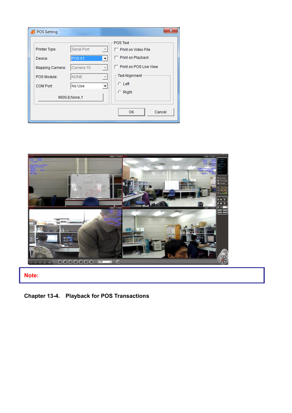 Chapter 13-4. playback for pos transactions | Acumen AiM 108CH User Manual | Page 50 / 58