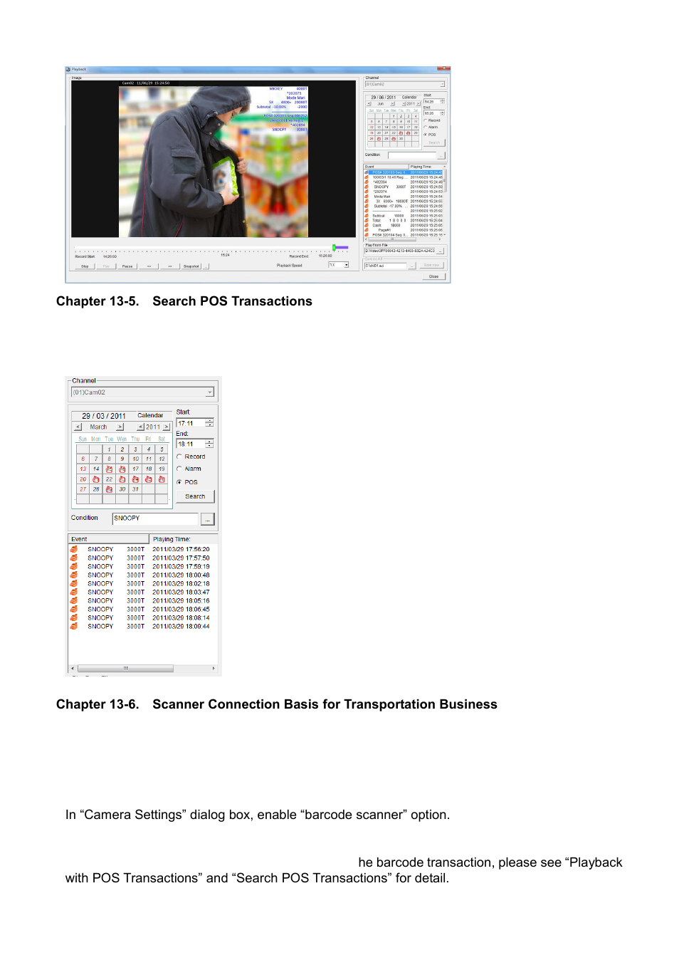Chapter 13-5. search pos transactions | Acumen AiM 108CH User Manual | Page 51 / 58