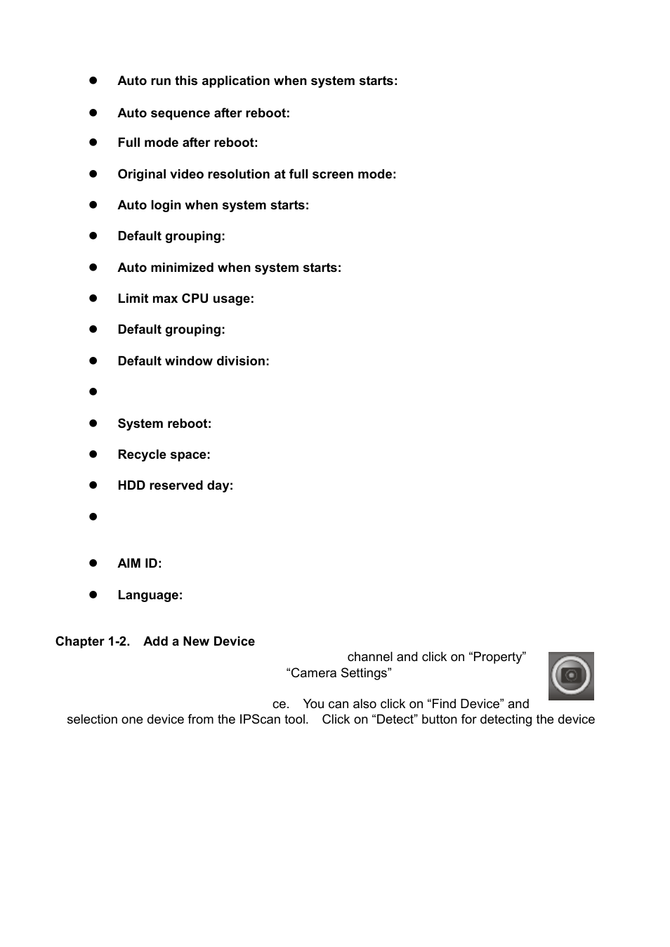 Chapter 1-2. add a new device | Acumen AiM 108CH User Manual | Page 9 / 58