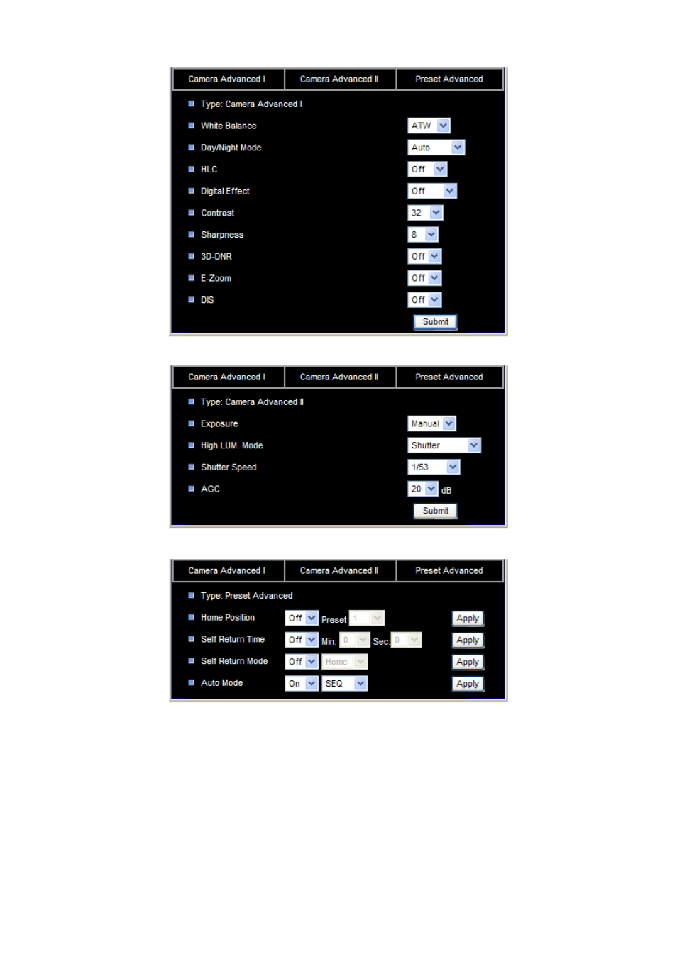 Chapter 3-6-2 ptz schedule settings | Acumen AiP-I04Z User Manual | Page 23 / 33