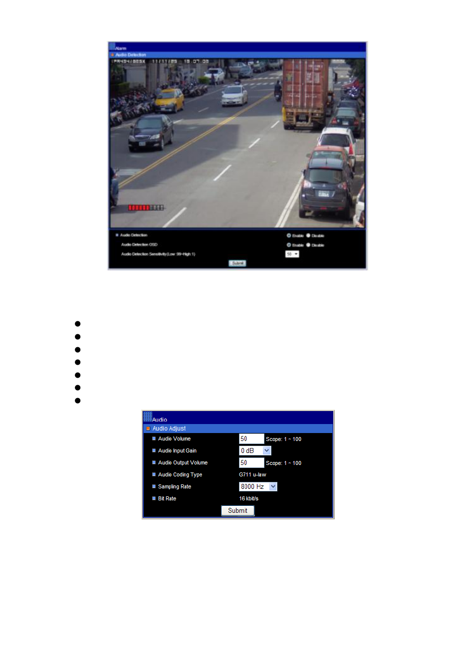Chapter 3-9 audio setting | Acumen AiP-I04Z User Manual | Page 27 / 33