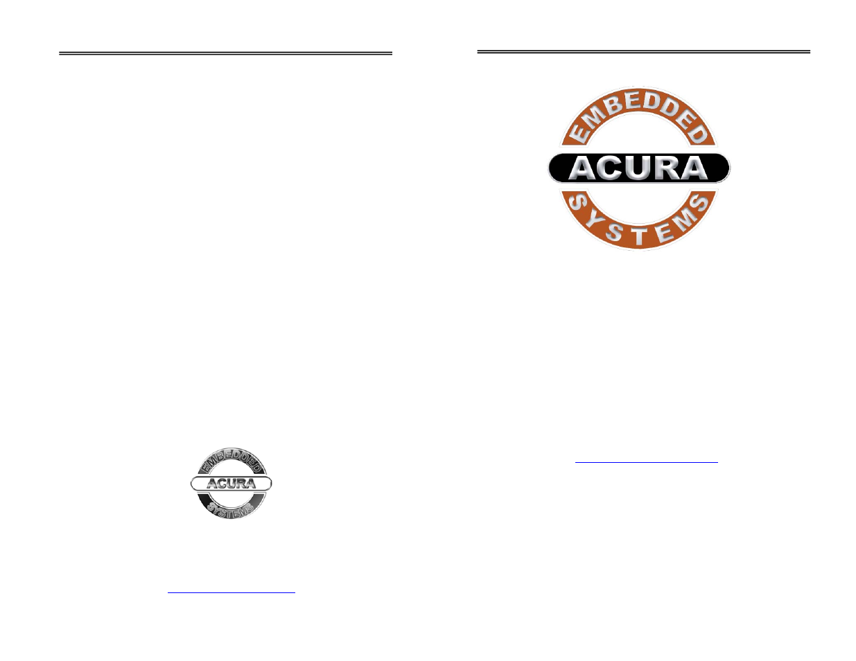 Technical support, Mailing address | Acura Embedded AcuBrite 15″ User Manual | Page 11 / 11