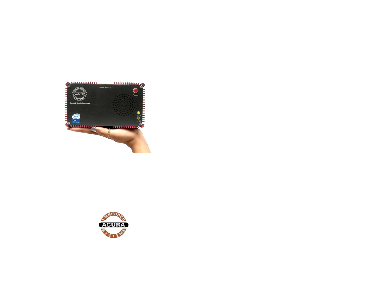 Acura Embedded PowerBrick-CV 3.1 User Manual | 8 pages