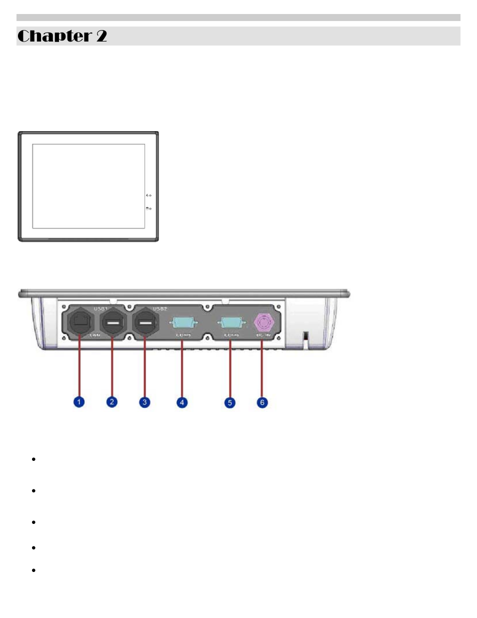 Chapter 2, System setup | Acura Embedded AcuPanel 12 User Manual | Page 15 / 34