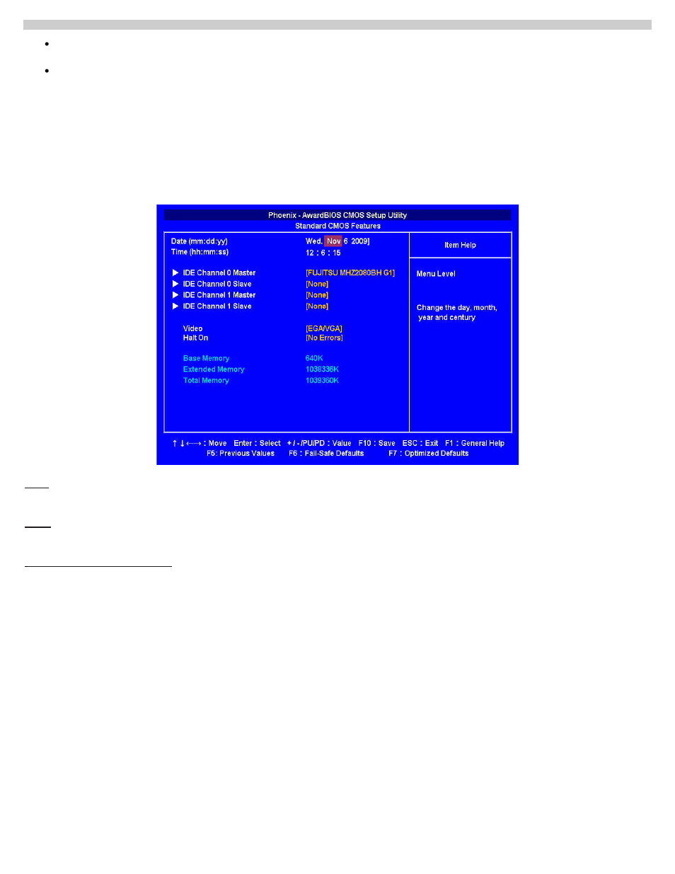 Standard cmos features, Hard disk configurations | Acura Embedded AcuPanel 12 User Manual | Page 23 / 34