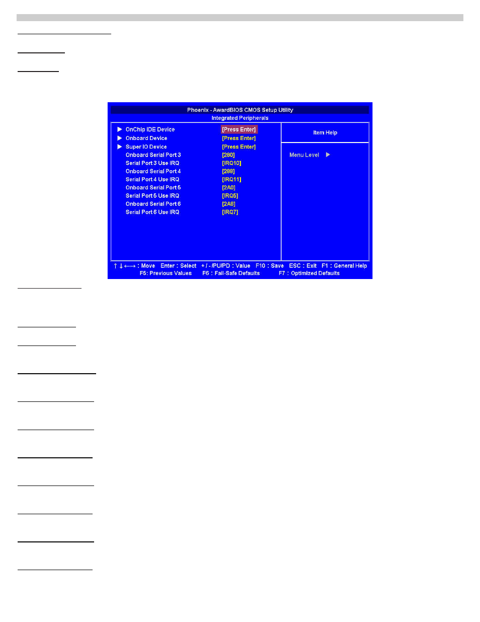 Integrated peripherals | Acura Embedded AcuPanel 12 User Manual | Page 26 / 34