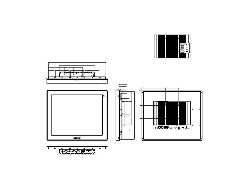 Mechanical dimensions, Acupanel19 | Acura Embedded AcuPanel 19 User Manual | Page 11 / 89