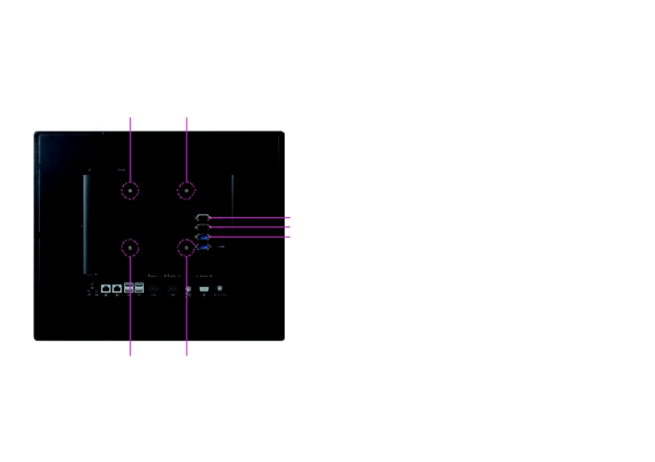 Rear (acupanel17) | Acura Embedded AcuPanel 17 User Manual | Page 10 / 89