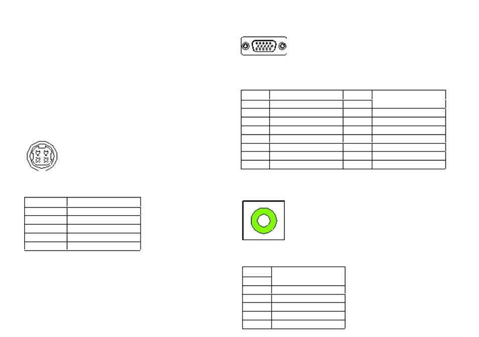 Connector pin definitions, External i/o interface | Acura Embedded AcuPanel 17 User Manual | Page 20 / 89