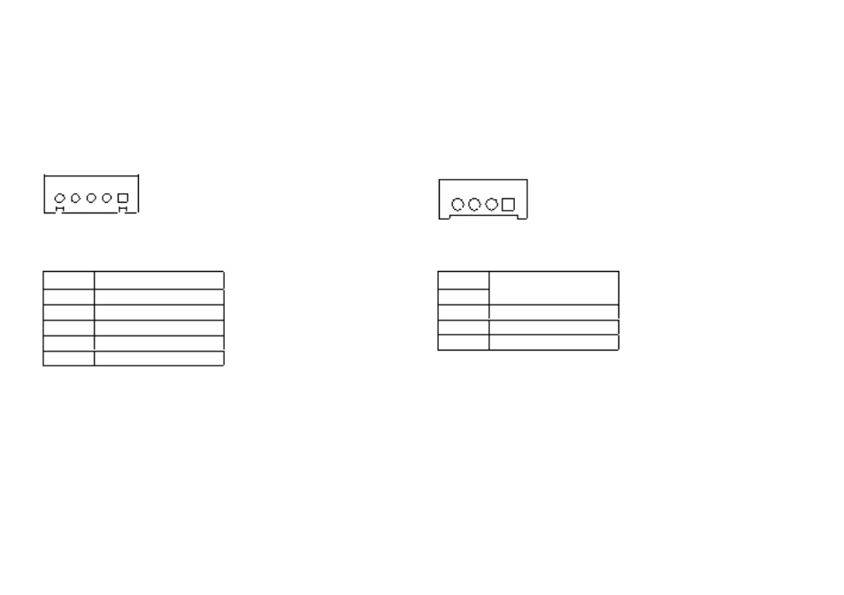 Power/hdd led indicator connector, Backlight control input connector | Acura Embedded AcuPanel 17 User Manual | Page 33 / 89