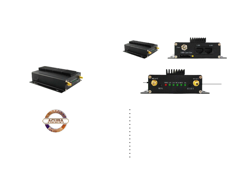 Acura Embedded AcuConnect-LTE User Manual | 2 pages