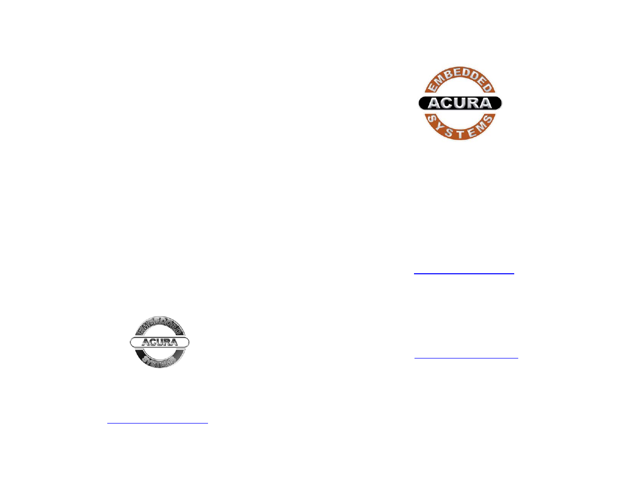 Technical support | Acura Embedded AcuBrite 19″-Nav User Manual | Page 6 / 6