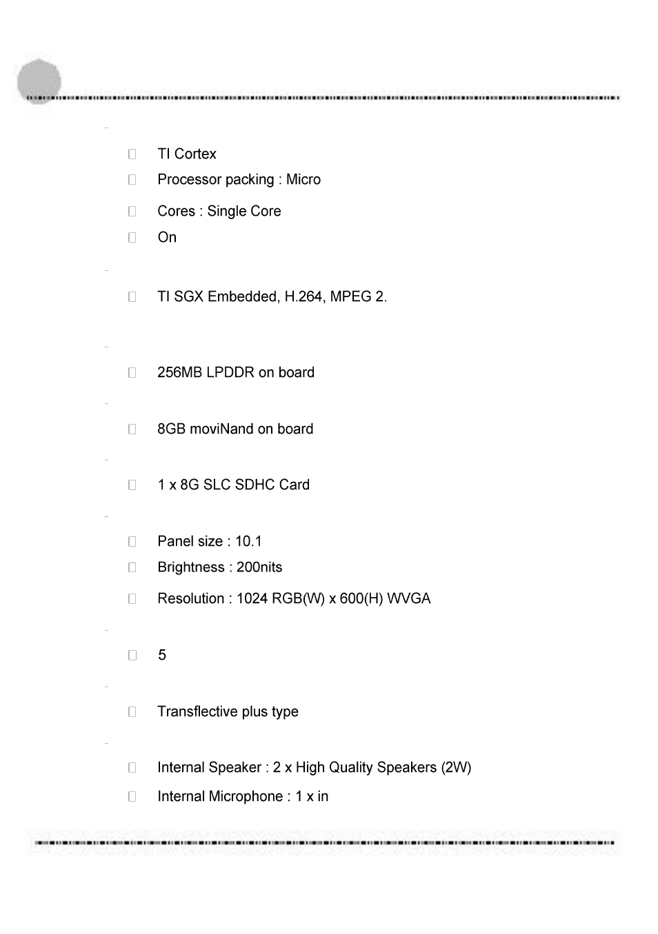 Acura Embedded AcuTab-A User Manual | Page 13 / 59