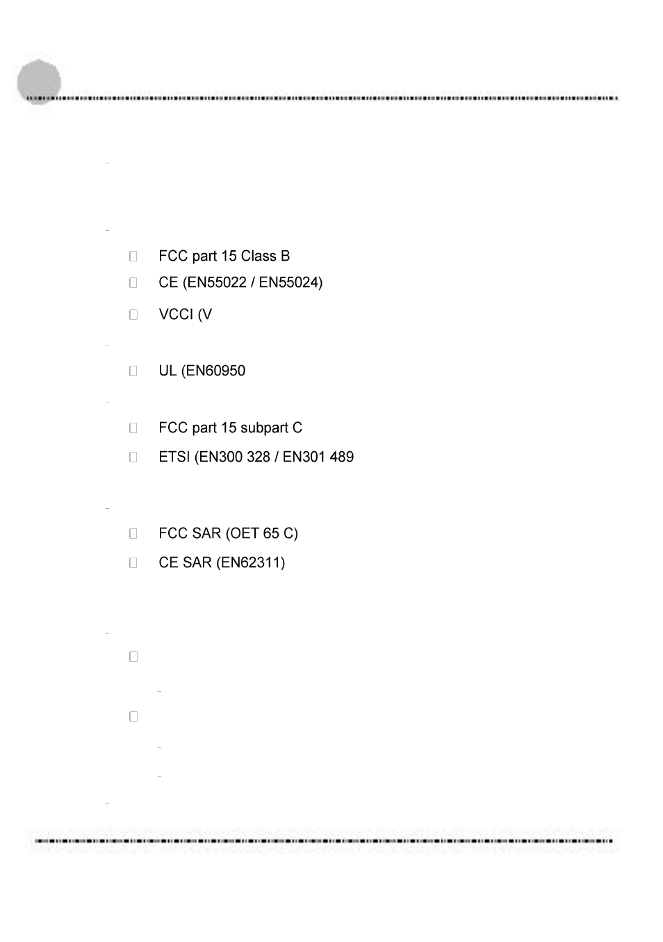 Operation os, Certifications, Optional: internal module | Acura Embedded AcuTab-A User Manual | Page 17 / 59