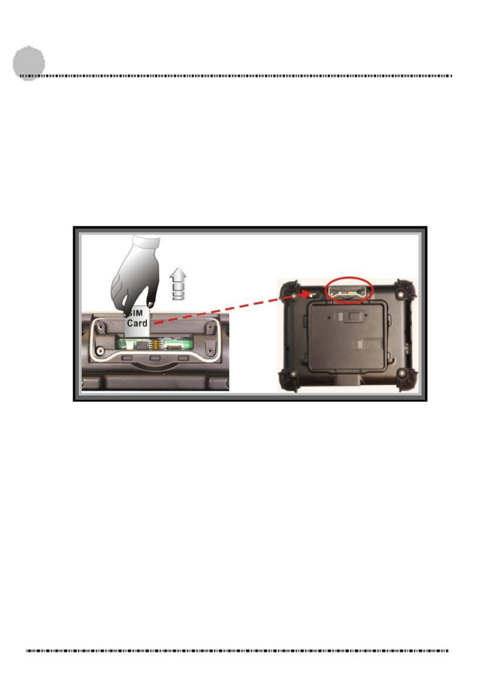 6 . using a barcode scanner module (optional) | Acura Embedded AcuTab-A User Manual | Page 49 / 59