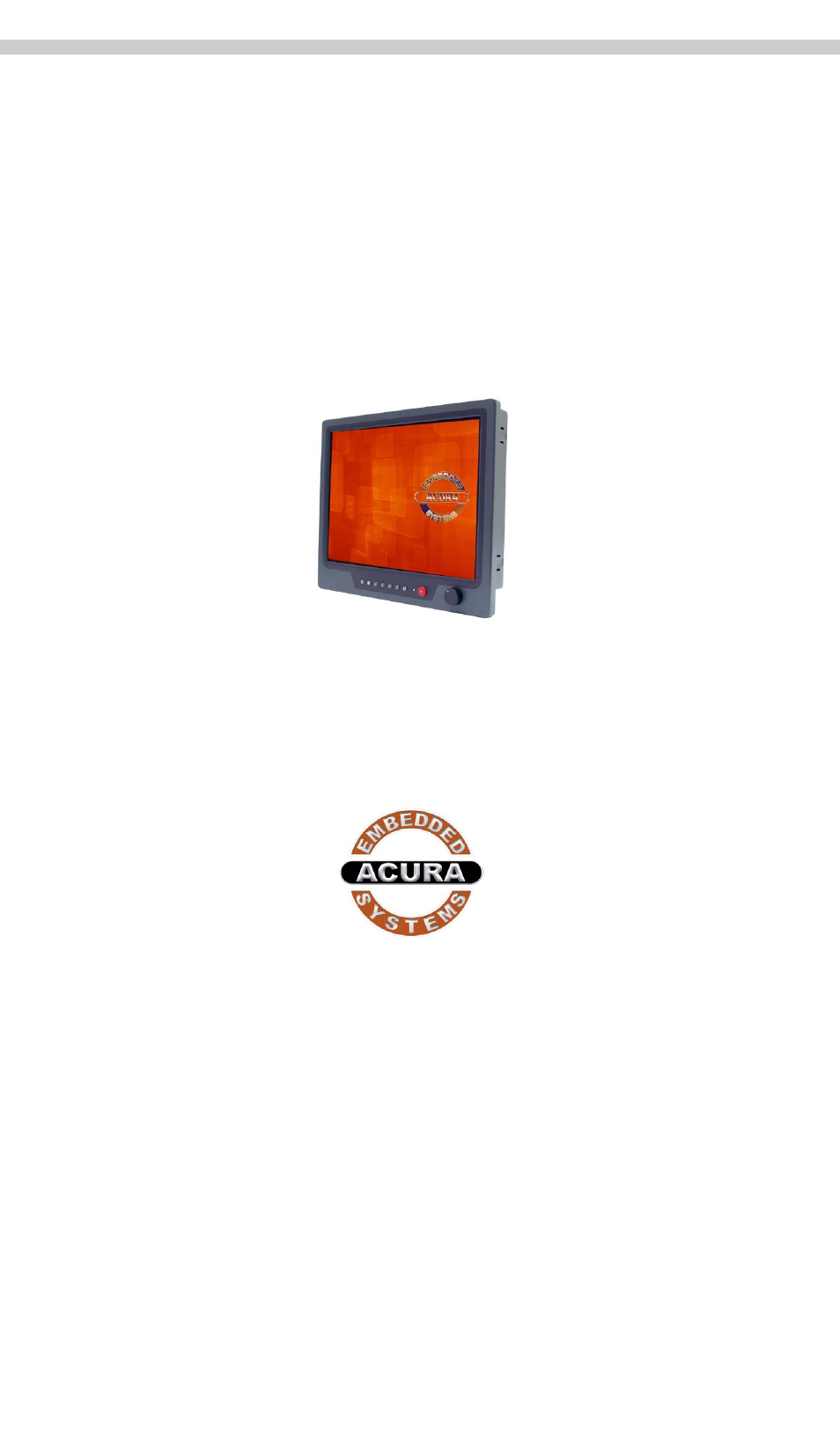 Acura Embedded AcuBrite 17″-Nav User Manual | 40 pages