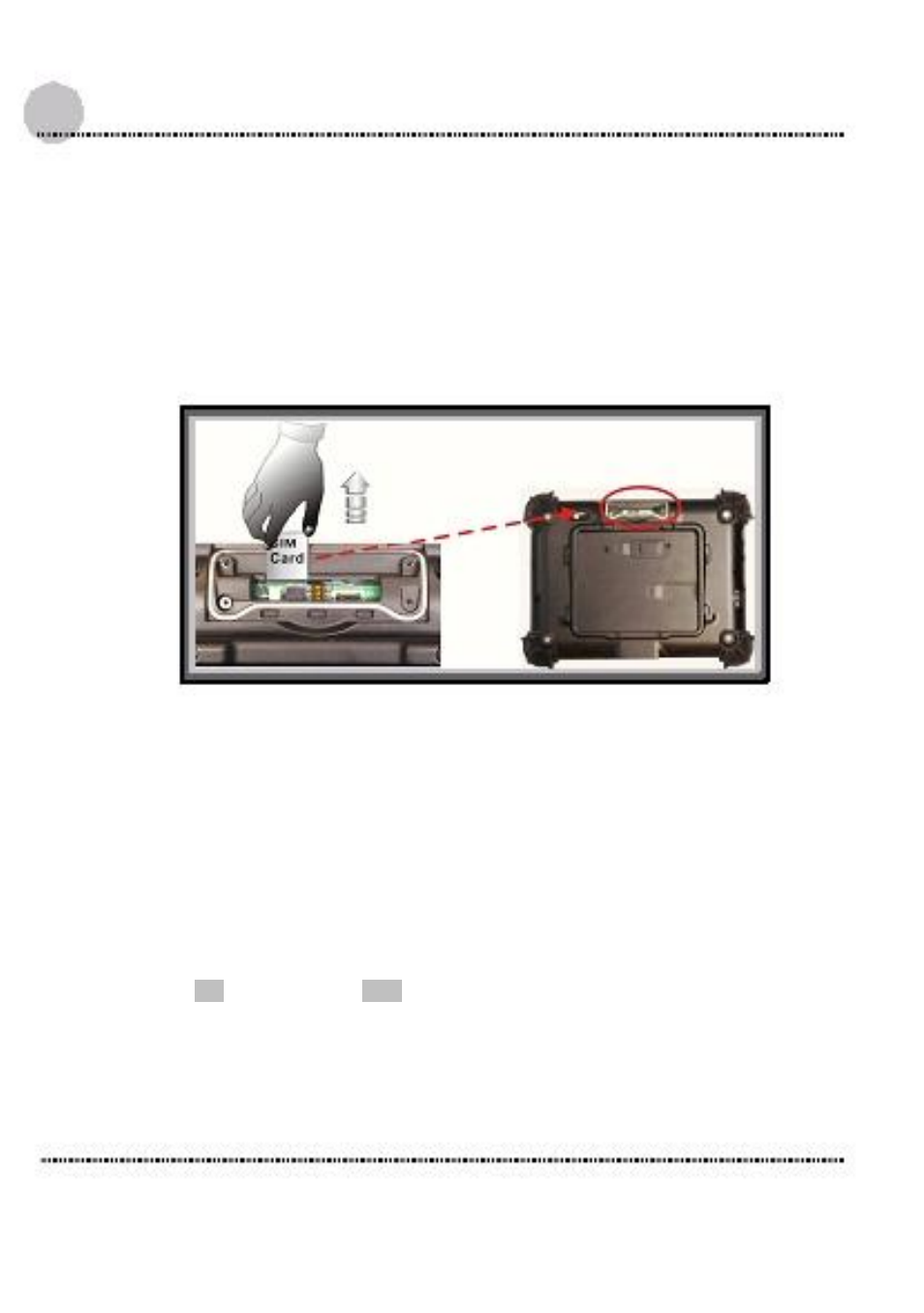 6 . using a barcode scanner module (optional) | Acura Embedded AcuTab-W User Manual | Page 45 / 75