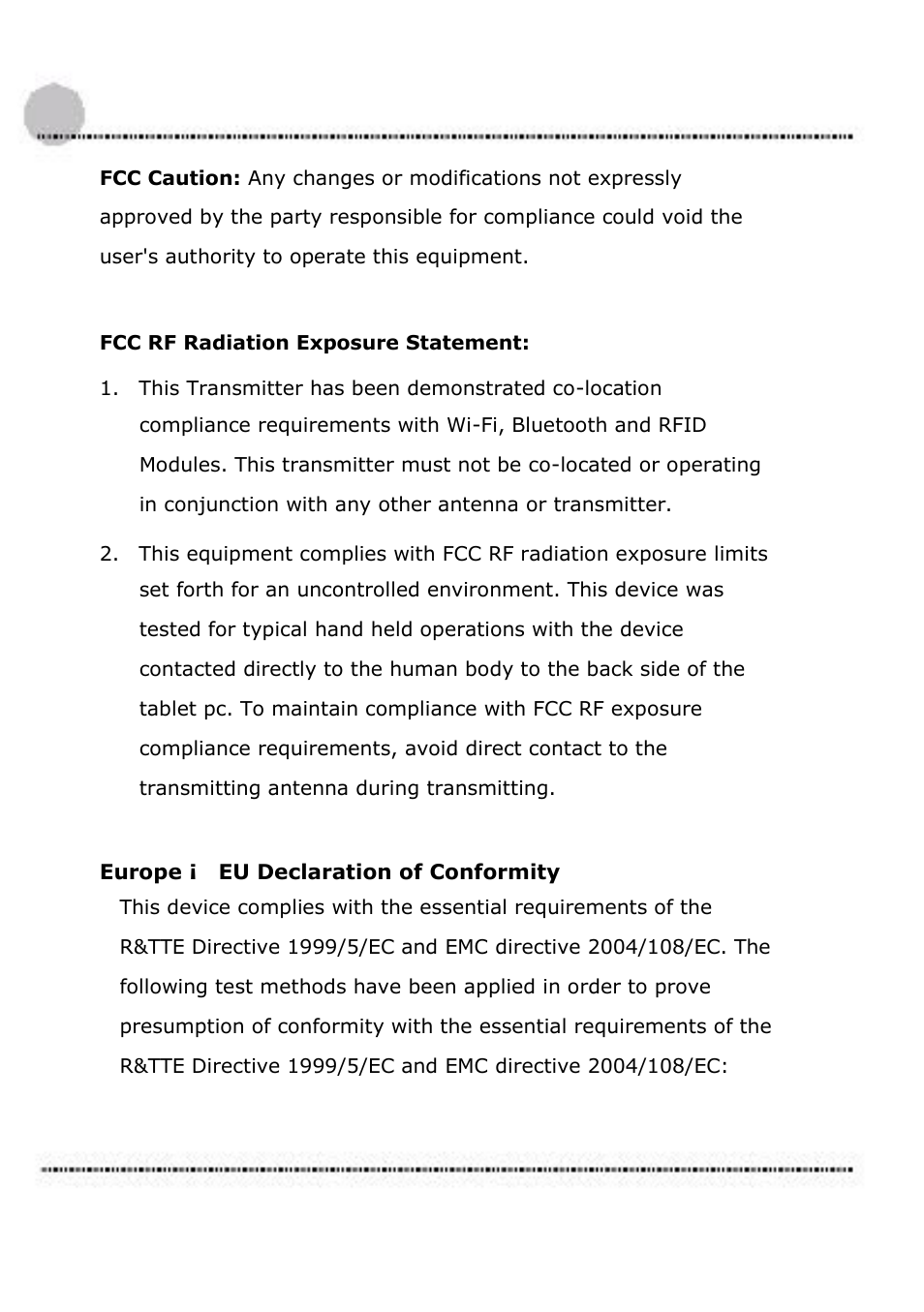 Acura Embedded AcuTab-W User Manual | Page 5 / 75