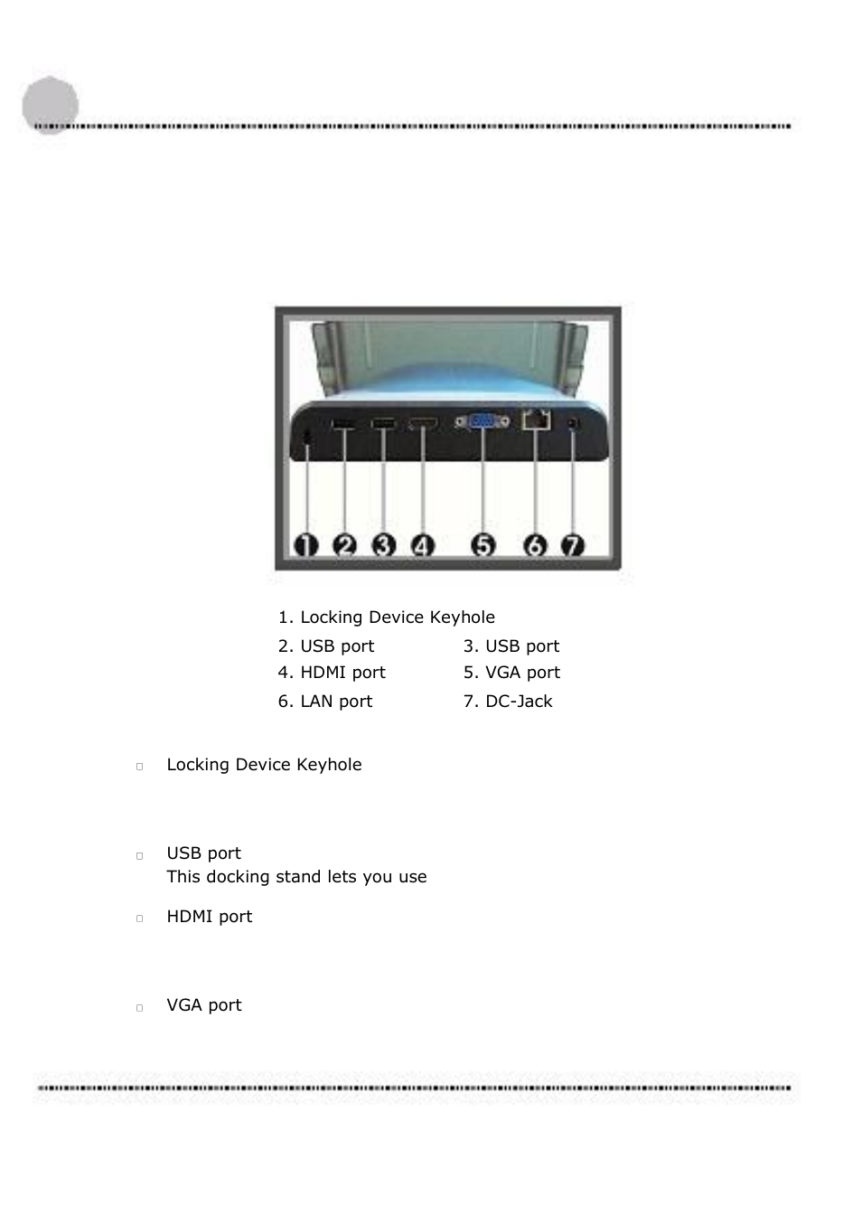 The rear side of the docking stand, Acutab 2 manual | Acura Embedded AcuTab-W User Manual | Page 53 / 75