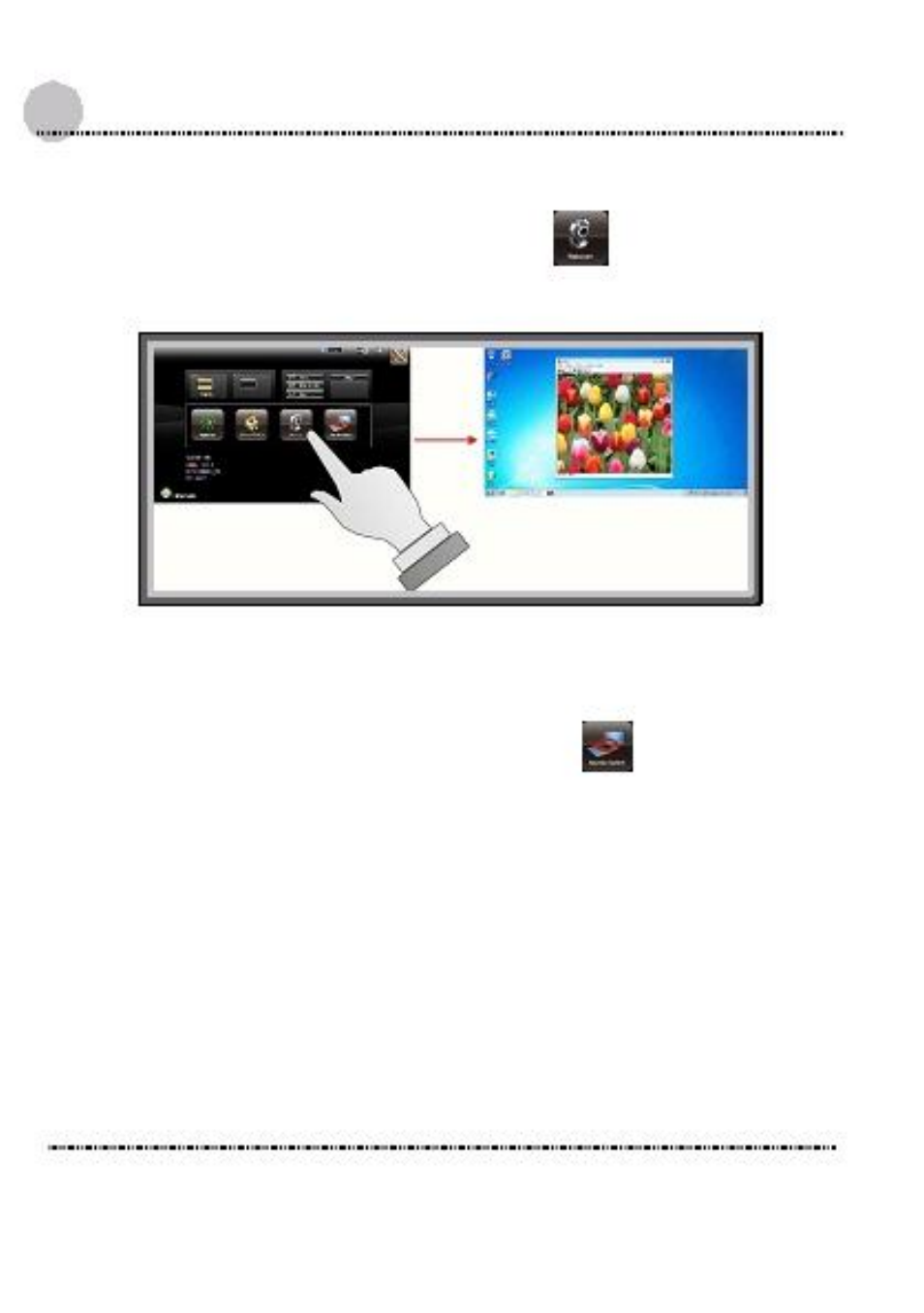 3 webcam launch, 4 monitor switch | Acura Embedded AcuTab-W User Manual | Page 72 / 75