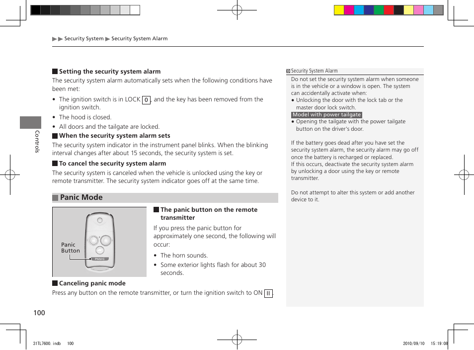 Acura 2011 TSX Sport Wagon User Manual | Page 102 / 323