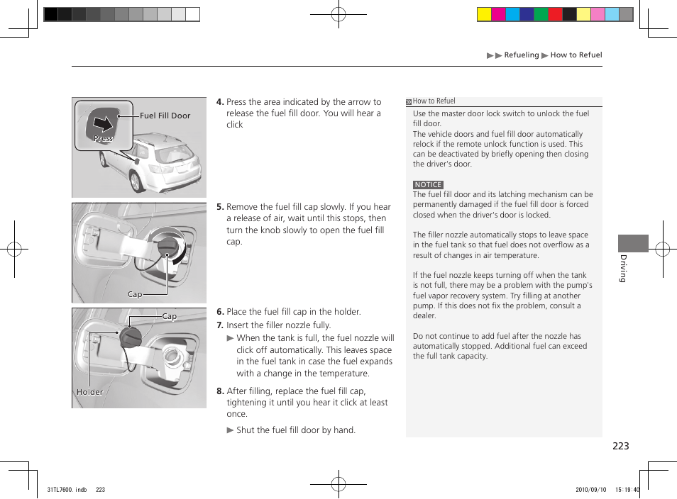 Acura 2011 TSX Sport Wagon User Manual | Page 225 / 323