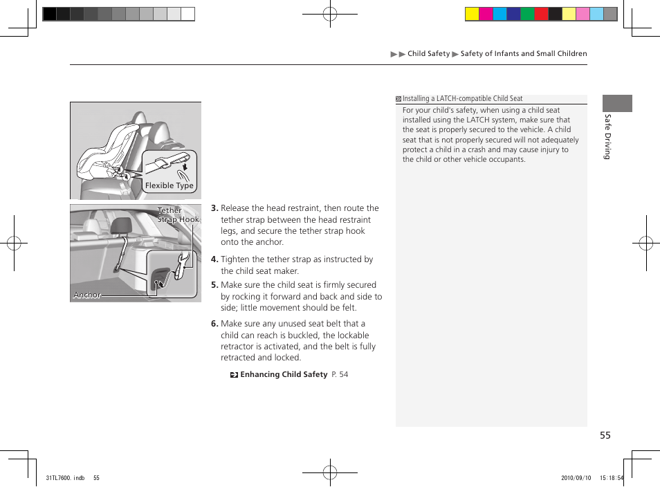 Acura 2011 TSX Sport Wagon User Manual | Page 57 / 323