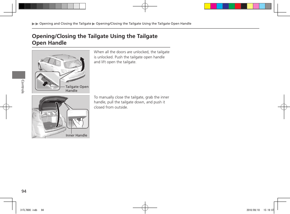 Acura 2011 TSX Sport Wagon User Manual | Page 96 / 323