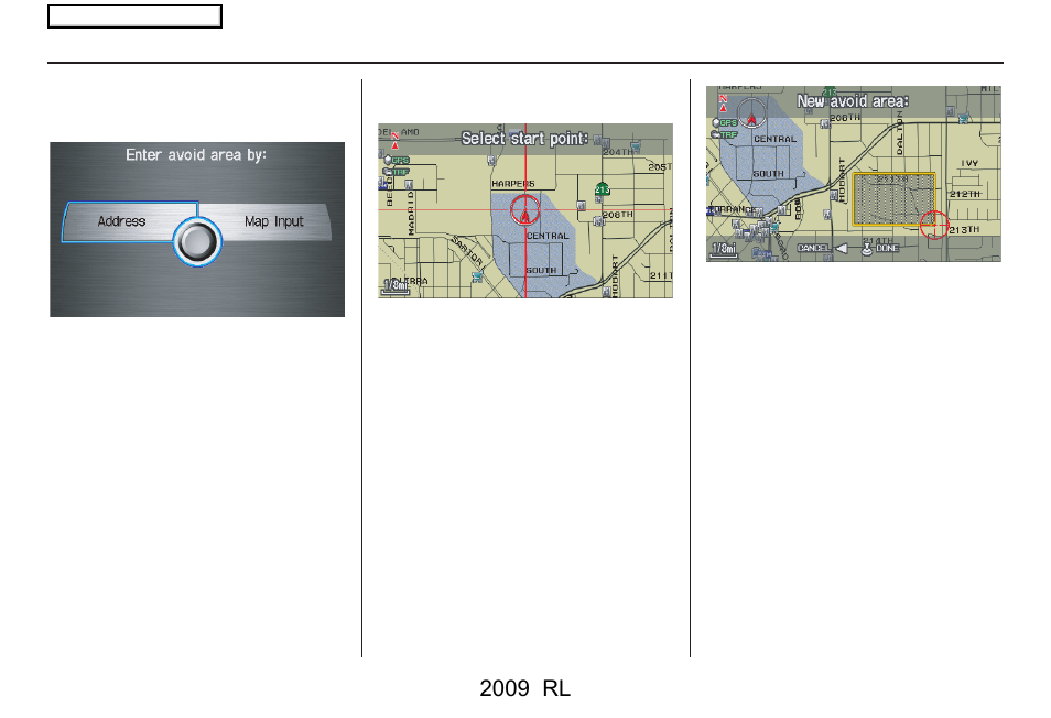 System setup, 2009 rl | Acura 2009 RL Navigation User Manual | Page 107 / 173