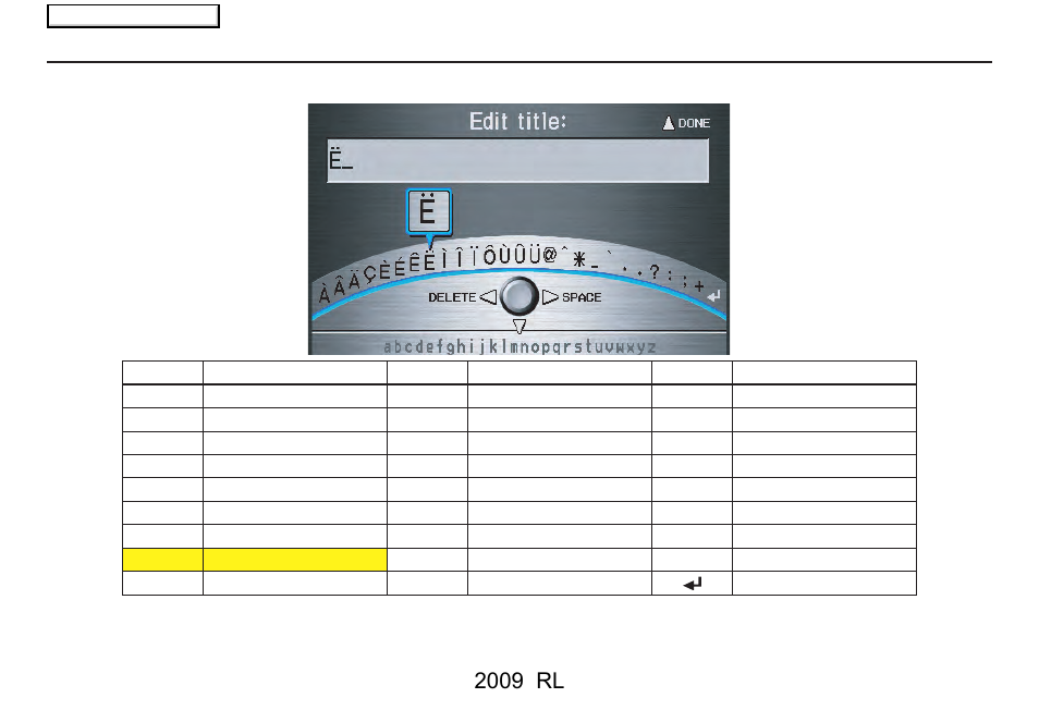Voice command index, 2009 rl | Acura 2009 RL Navigation User Manual | Page 166 / 173