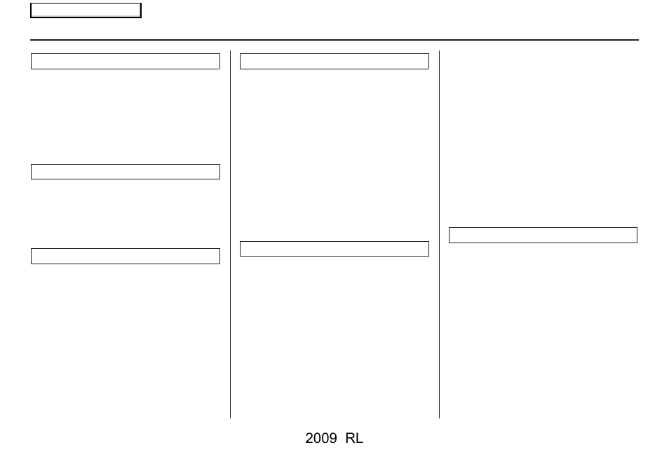 Index | Acura 2009 RL Navigation User Manual | Page 170 / 173