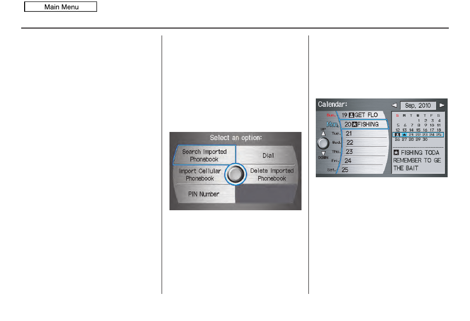Information features, 2010 rdx | Acura 2010 RDX Navigation User Manual | Page 84 / 175