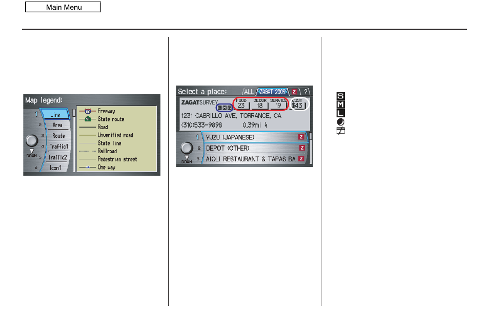 Tings (pg, Information features, 2010 rdx | Acura 2010 RDX Navigation User Manual | Page 89 / 175