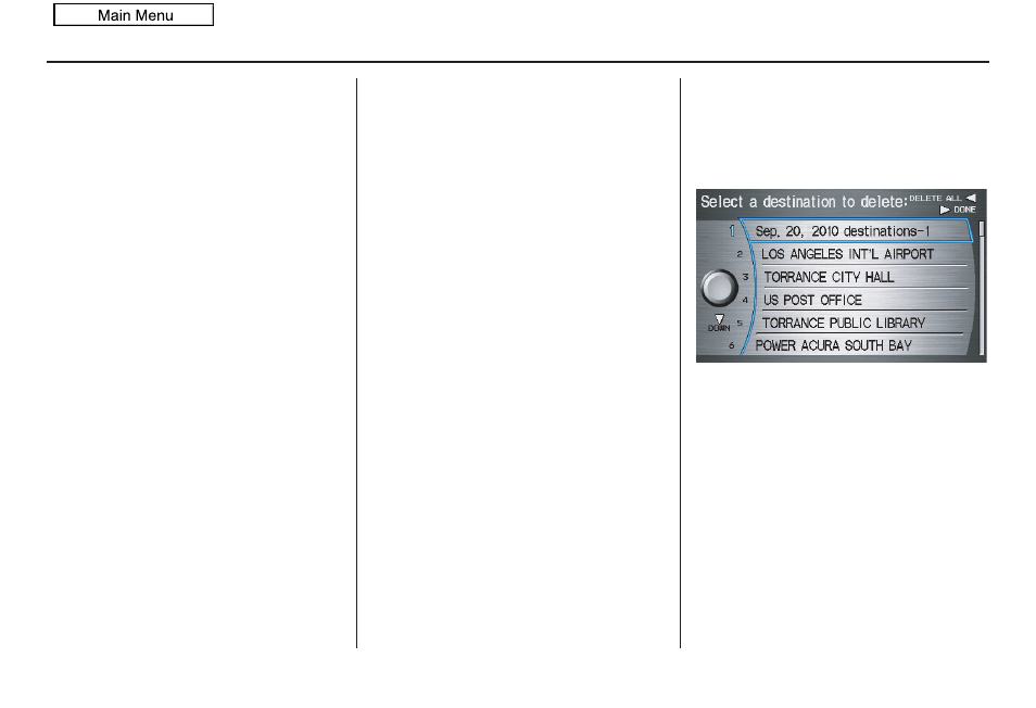 System setup, 2010 rdx | Acura 2010 RDX Navigation User Manual | Page 98 / 175