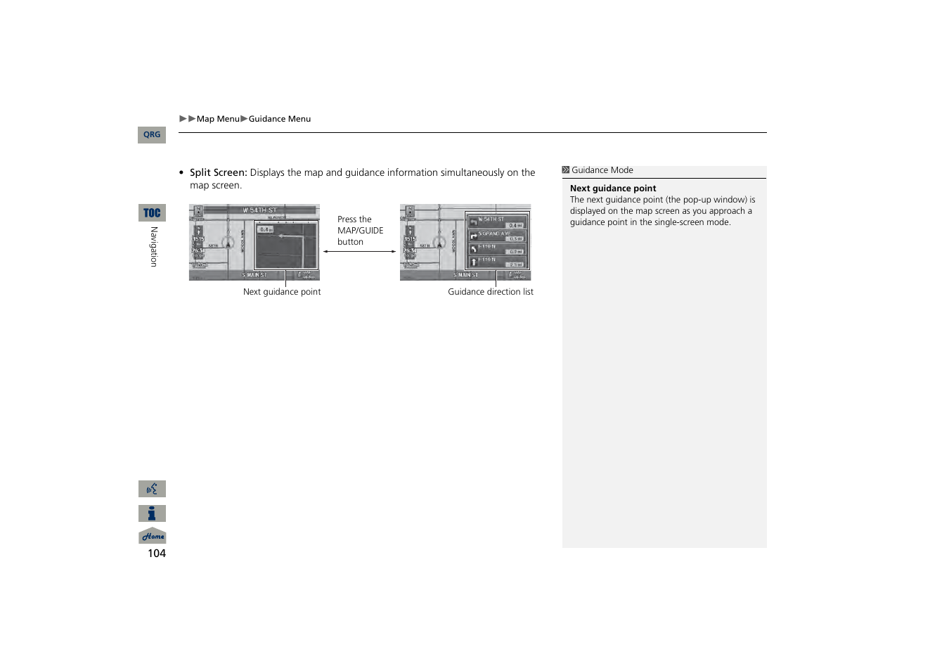 Acura 2013 TSX Navigation User Manual | Page 105 / 252