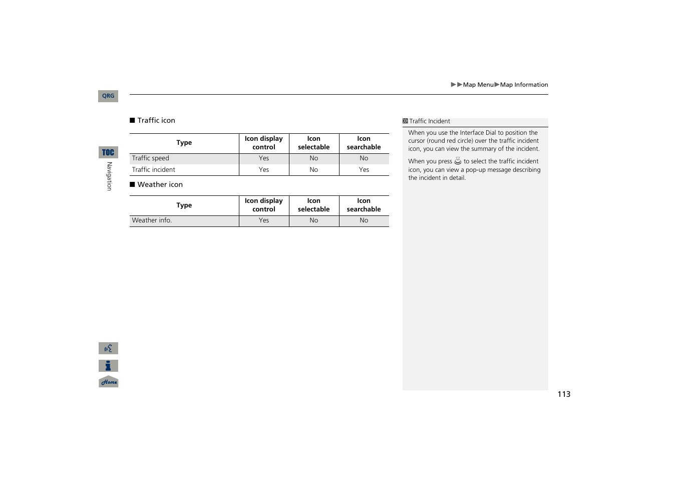Acura 2013 TSX Navigation User Manual | Page 114 / 252