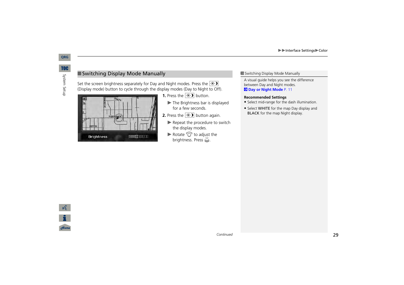 P29) | Acura 2013 TSX Navigation User Manual | Page 30 / 252